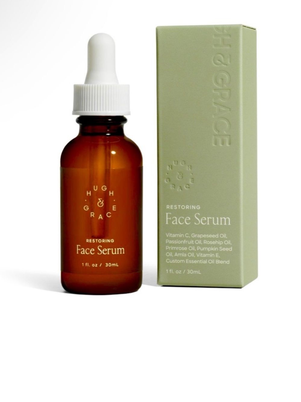 Hugh & Grace Restoring Face Serum - 1 oz - New